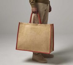 NATURAL STARCHED JUTE MARKET SHOPPER W475 21Z.WM.737