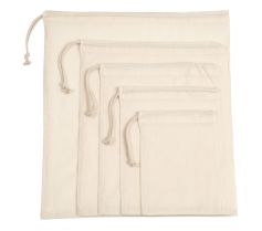 SAC À CORDON COULISSANT EN COTON BIOLOGIQUE KI0729 M 21W.KI.764