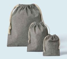 RECYCLED COTTON/POLYESTER STUFF BAG REC-STUFFBAG-DS 2XS 21W.SG.778