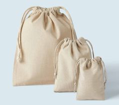 RECYCLED COTTON/POLYESTER STUFF BAG REC-STUFFBAG-DS XS 21W.SG.779