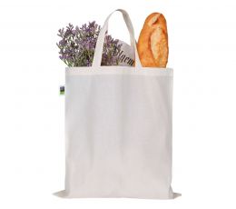 Organiczna torba na zakupy PRINTWEAR® z krótkimi uchwytami