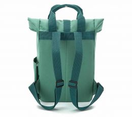 Mały plecak rolowany BAGBASE® z recyklingu z 2 uchwytami