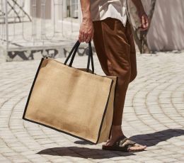 Bardzo duża torba z krochmalonej juty WESTFORD MILL®