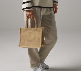 Mała torba z krochmalonej juty WESTFORD MILL®