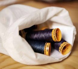 Organiczny bardzo mały woreczek bawełniany KIMOOD®