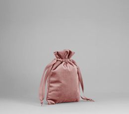 Aksamitny mały woreczek BAGBASE® z tasiemką