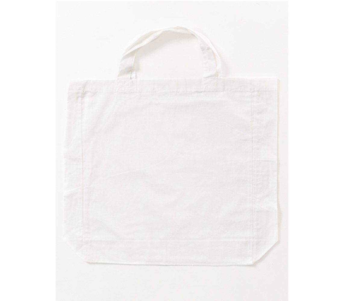 Bawełniana torba na zakupy PRINTWEAR®: dno, boki, krótkie uszy