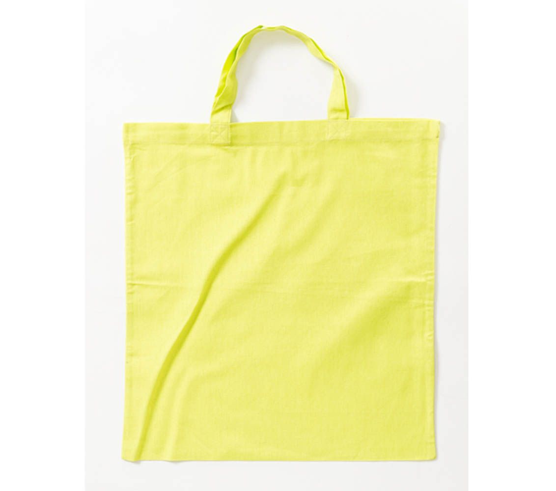 Bawełniana lekka torba na zakupy PRINTWEAR®, krótkie uszy, kolory