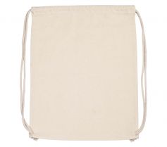 SAC À DOS EN COTON BIO AVEC CORDELETTES KIMOOD KI0139 21W.KI.051