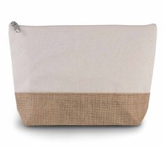 POCHETTE EN TOILES DE COTON ET JUTE KI0276 21X.KI.748