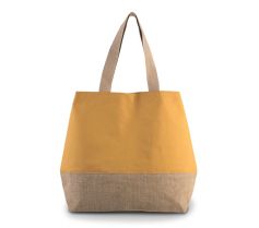 SAC SHOPPING EN TOILES DE COTON ET JUTE KI0235 21Z.KI.749