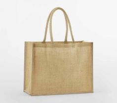 NATURAL STARCHED JUTE CLASSIC SHOPPER W470 21Z.WM.735