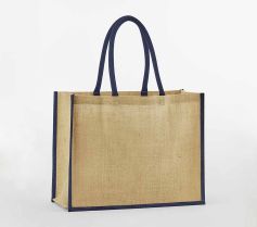 NATURAL STARCHED JUTE CLASSIC SHOPPER W470 21Z.WM.735