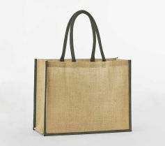 NATURAL STARCHED JUTE CLASSIC SHOPPER W470 21Z.WM.735