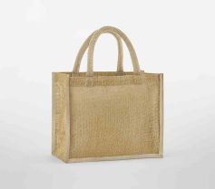NATURAL STARCHED JUTE MIDI TOTE W473 21Z.WM.736