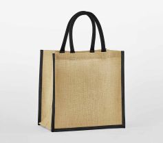 NATURAL STARCHED JUTE MINI GIFT BAG W477 21Z.WM.738