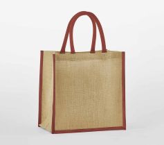 NATURAL STARCHED JUTE MINI GIFT BAG W477 21Z.WM.738