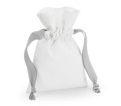 COTTON GIFT BAG WITH RIBBON DRAWSTRING W121 S 21W.WM.800