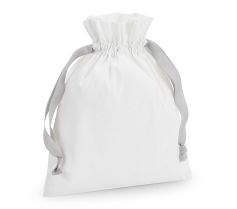 COTTON GIFT BAG WITH RIBBON DRAWSTRING W121 M 21W.WM.801