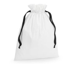 COTTON GIFT BAG WITH RIBBON DRAWSTRING W121 L 21W.WM.802