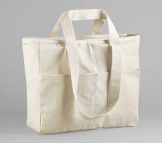 DOUBLE HANDLE CARGO POCKET TOTE W604 21Z.WM.806