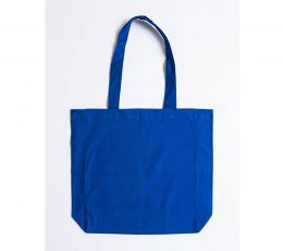 Bawełniana torba na zakupy PRINTWEAR®: dno, boki, długie uszy
