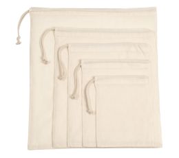 Organiczny duży woreczek bawełniany KIMOOD®